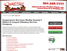 Tablet Screenshot of coopertownservices.com
